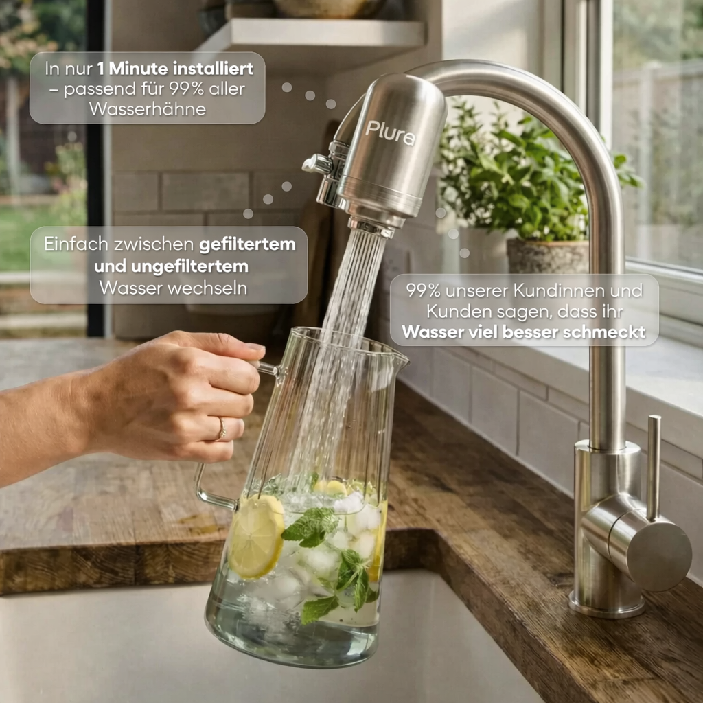 Plura 3.0 Trinkwasser- Wasserhahnfilter