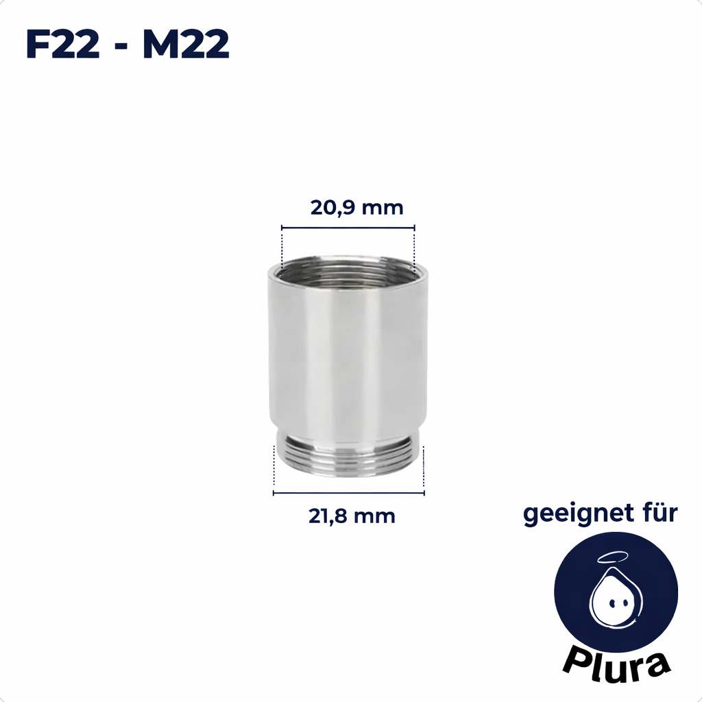 F22–M22 Hahnadapter