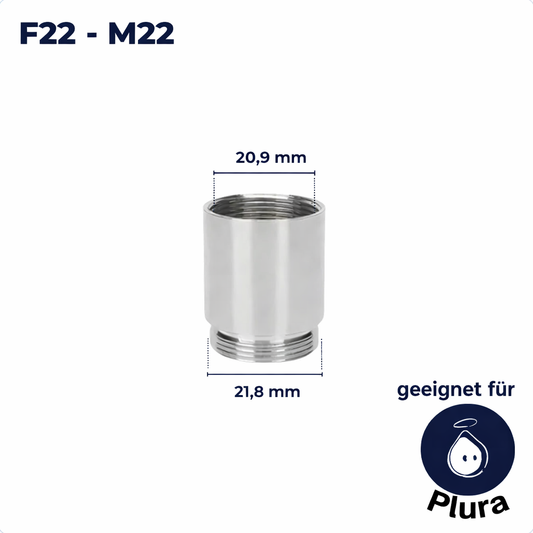 F22–M22 Hahnadapter