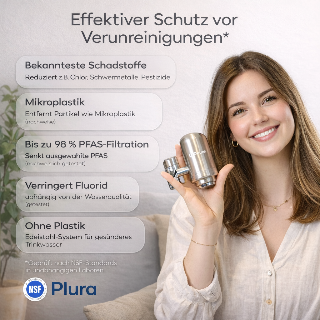 Plura 3.0 Trinkwasser- Wasserhahnfilter