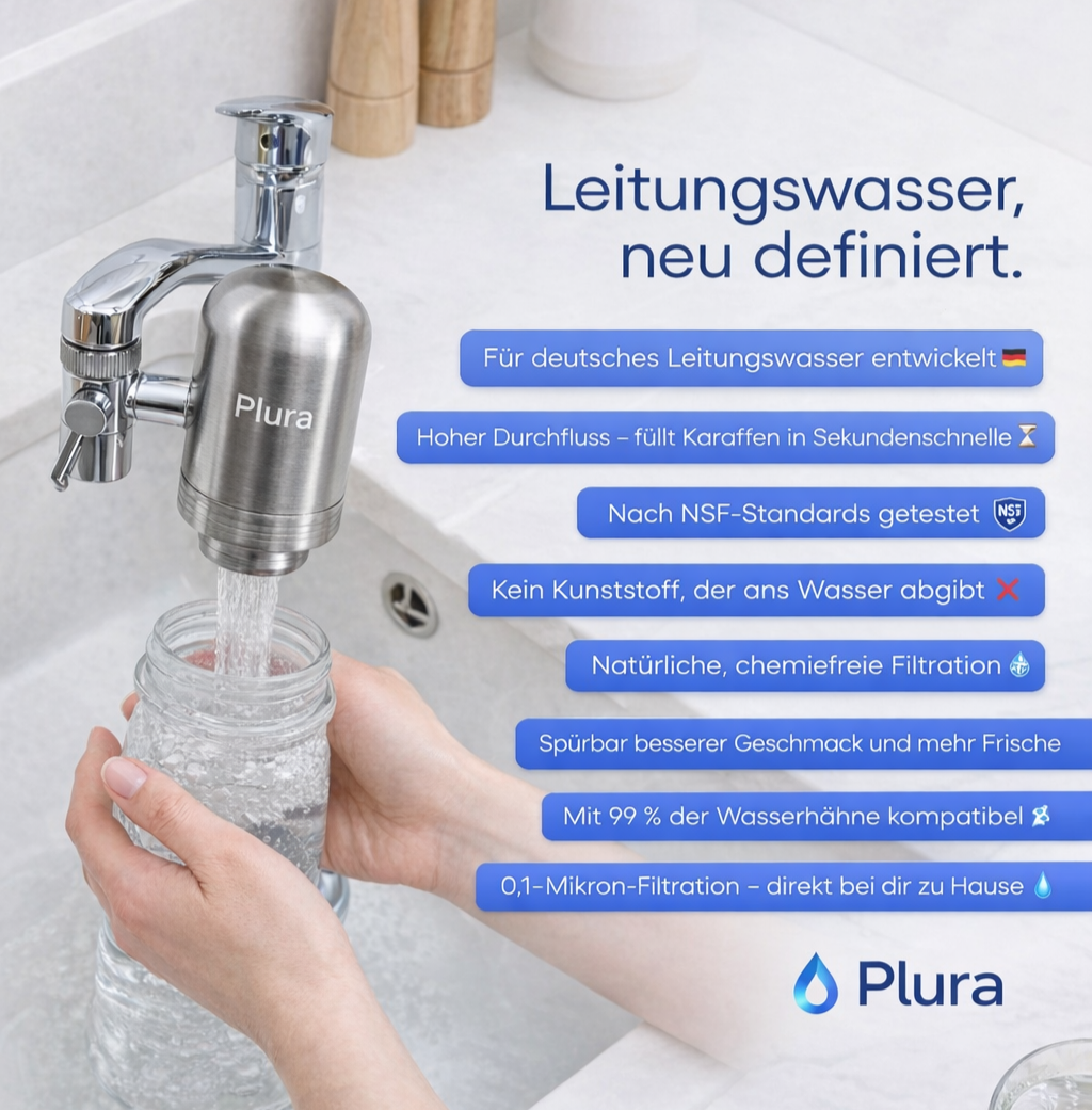 Plura 3.0 Trinkwasser- Wasserhahnfilter